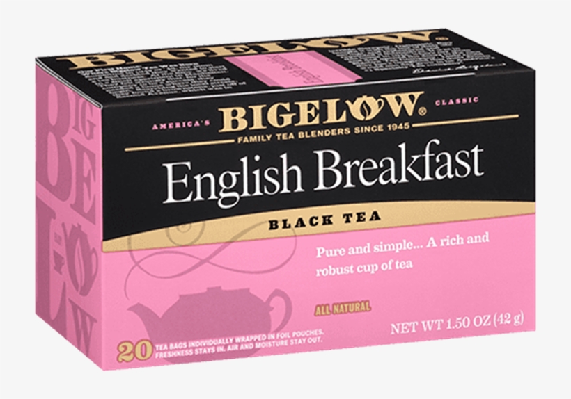 Bigelow Tea Fb English Breakfast - Bigelow Tea - Black Tea English Breakfast - 20 Tea, transparent png download