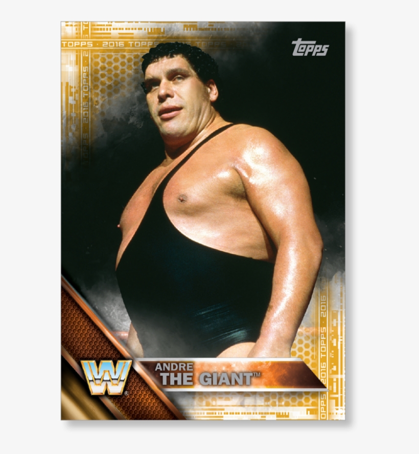 2016 Topps Wwe Andre The Giant - Andre The Giant, transparent png download