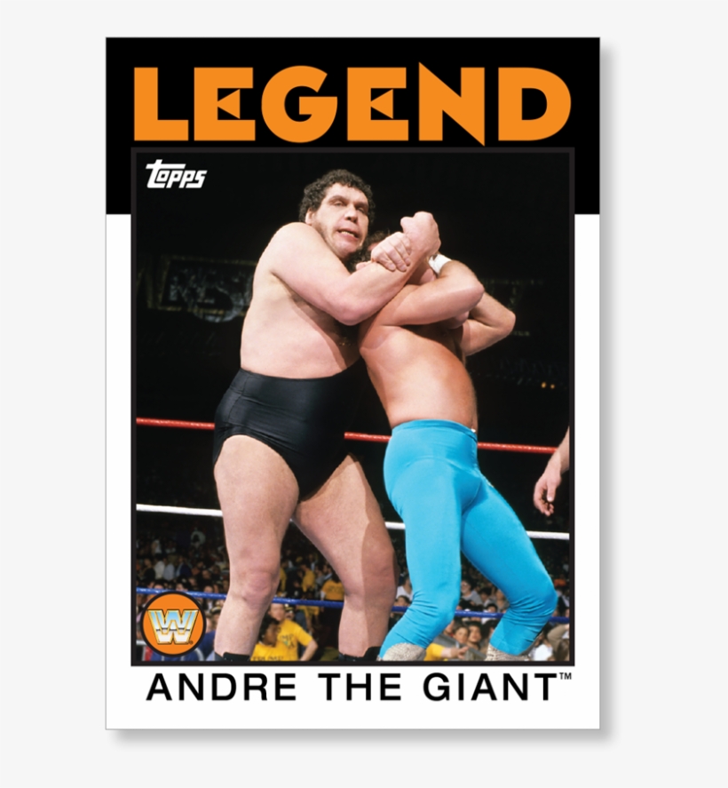 Andre The Giant - 2016 Topps Heritage Wwe Ricky The Dragon Steamboat, transparent png download