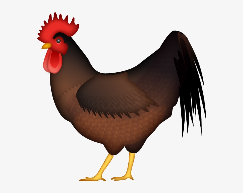 Emoji Round 2 Little Jary - Rooster Emoji Iphone, transparent png download