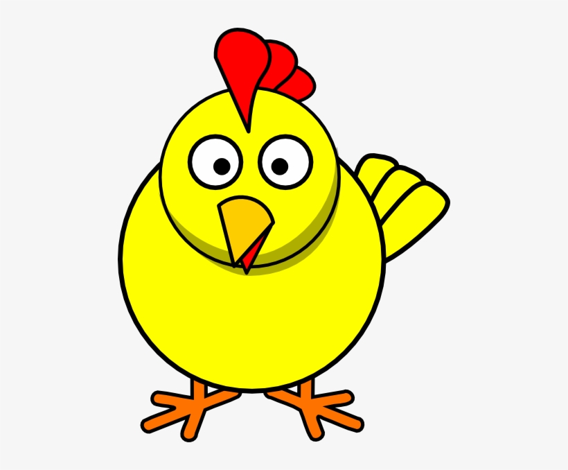 Free Chicken Clipart Images - Yellow Chicken Clipart, transparent png download