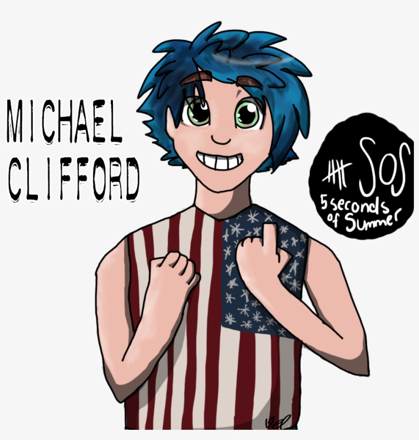 Michael Clfford Fan Art - Art, transparent png download