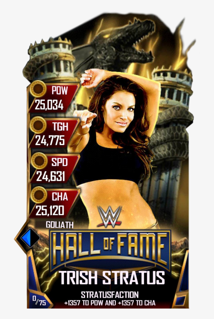 Trishstratus S4 20 Goliath Halloffame - Alundra Blayze Signed 8x10 Photo Bas Beckett Coa Wwe, transparent png download