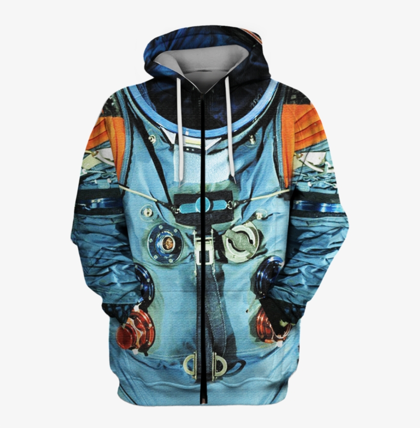 3d Astronaut Suit Full Print T Shirt - Hoodie, transparent png download