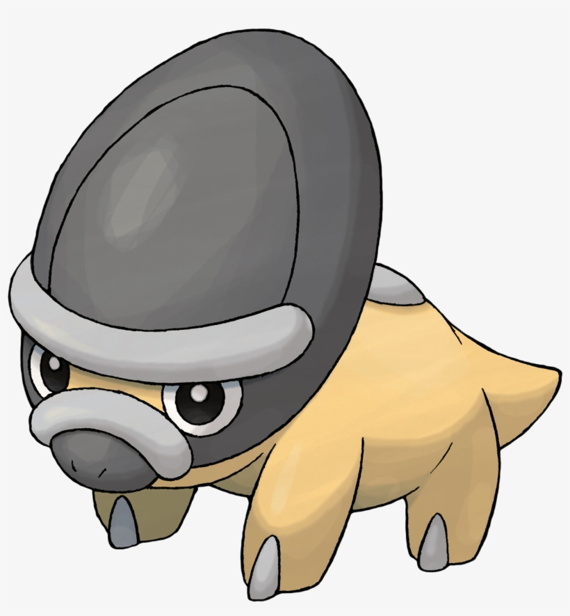 785kib, 1280x1280, 410shieldon - Armor Fossil Pokemon Moon, transparent png download