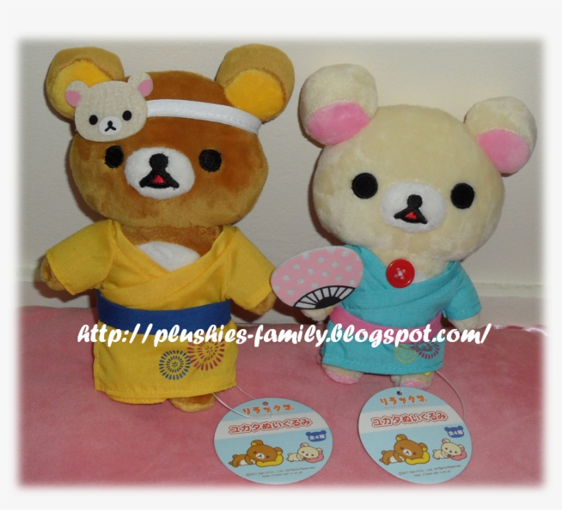 Japanese Rilakkuma With Headband And Korilakkuma With, transparent png download