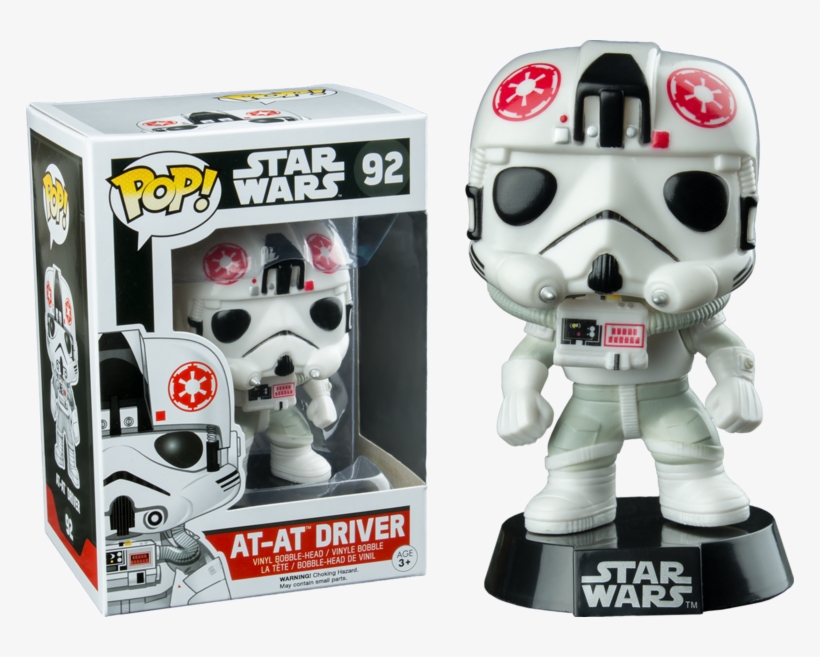 At-at Driver Pop Vinyl Figure - Funko Pop Star Wars 92, transparent png download