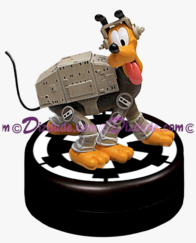Pluto As An At-at Medium Big Fig With Pin Le - Disney Pluto Star Wars Pin, transparent png download