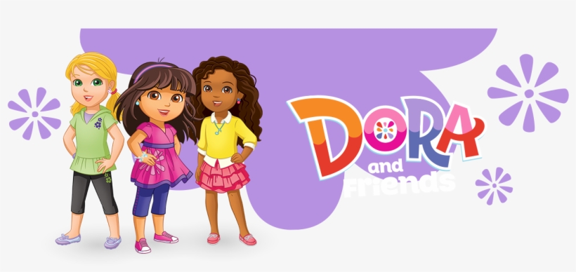 Property Header Dora And Friends Desktop Portrait 2x - Dora And Friends Into The City Logo, transparent png download
