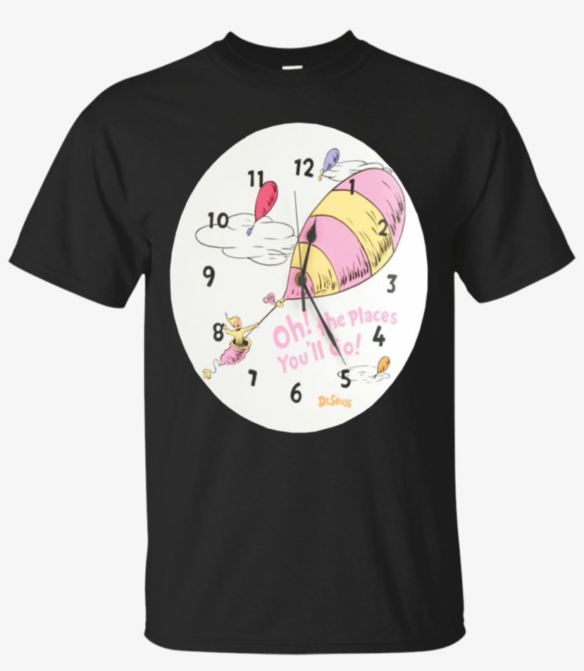 Dr Seuss Oh The Places You'll Go T Shirt Hoodie Sweter - Trend Lab Dr.seuss Wall Clock Oh, transparent png download