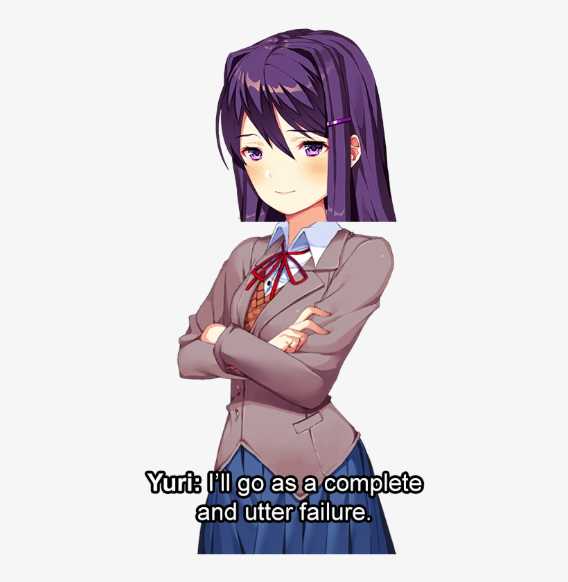 Doki Doki Literature Girls Monika - Doki Doki Literature Club Cats, transparent png download