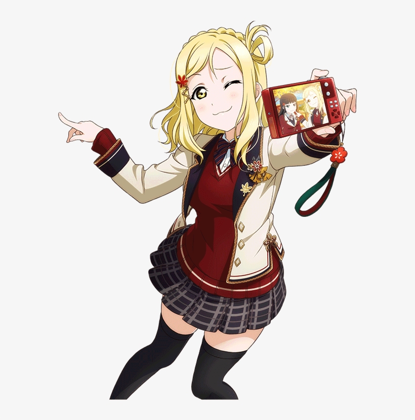 An Ur Card Of - Mari Ohara Dia Kurosawa, transparent png download
