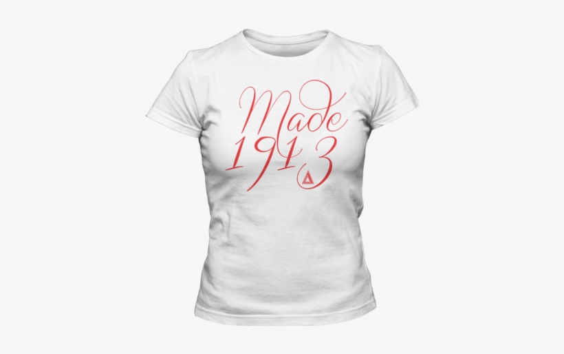 Delta Sigma Theta Made 1913 Tee - Alpha Kappa Alpha White Shirts, transparent png download