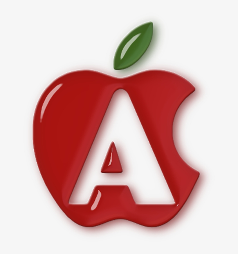 Alfabeto Maçã Colorido - Alphabet, transparent png download