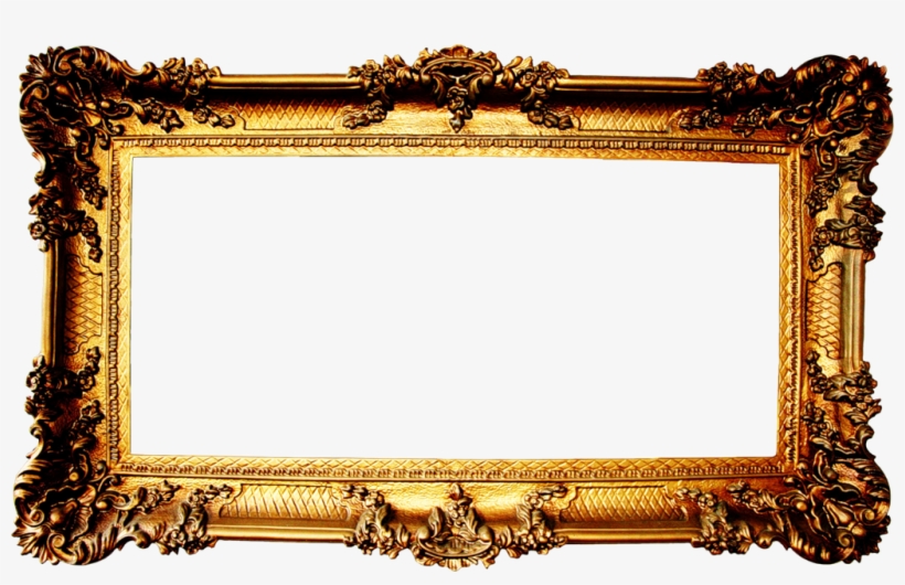 Moldura De Quadro Dourada Png - Marcos De Cuadros Modernos, transparent png download