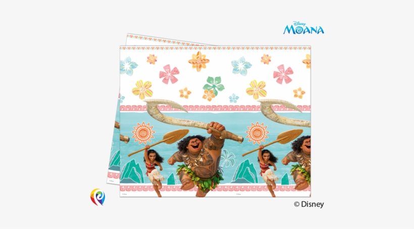 Disney Moana - Plastic Tablecover - Moana Table Cover, transparent png download
