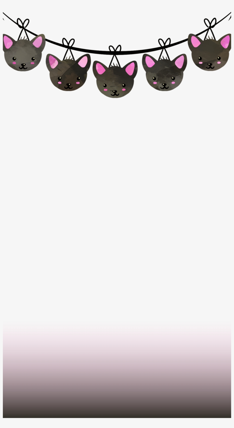 Snapchat Filters Clipart Cat - Snapchat Halloween Filters Png, transparent png download