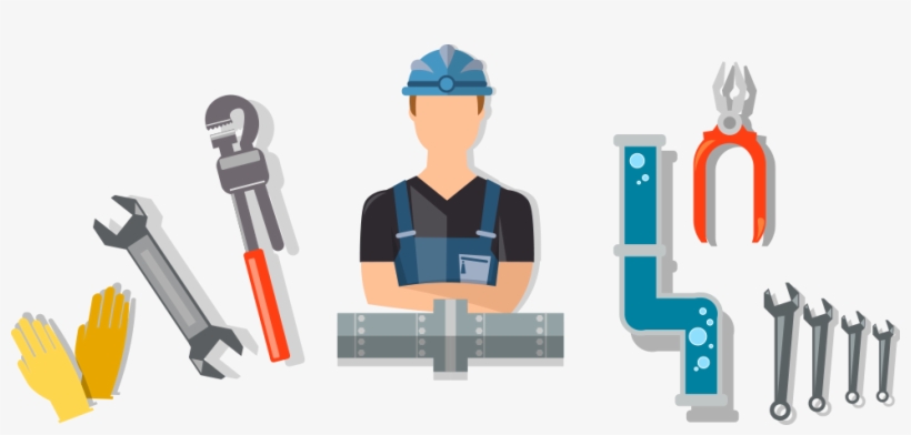 Plumbing Services - Illustration, transparent png download