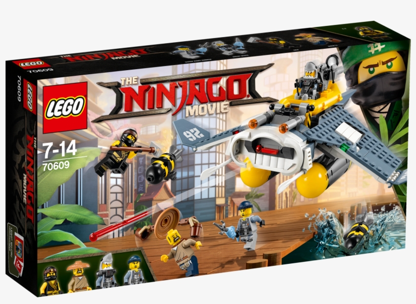 The Lego® Ninjago® Movie™ Manta Ray Bomber - Lego 70609 Ninjago Movie Manta Ray Bomber, transparent png download