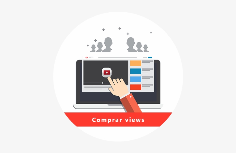Comprar Visitas Para Youtube - Youtube, transparent png download