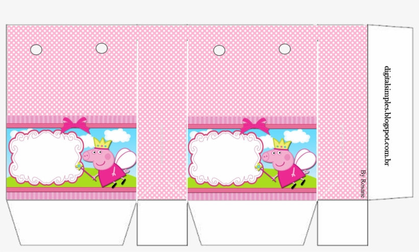 Peppa Pig Hada - Bolsitas De Peppa Pig Para Imprimir, transparent png download