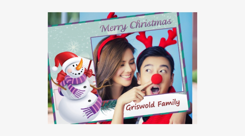 Click Image For Gallery - Feiertags-schneemann-aufkleber Quadratischer Aufkleber, transparent png download