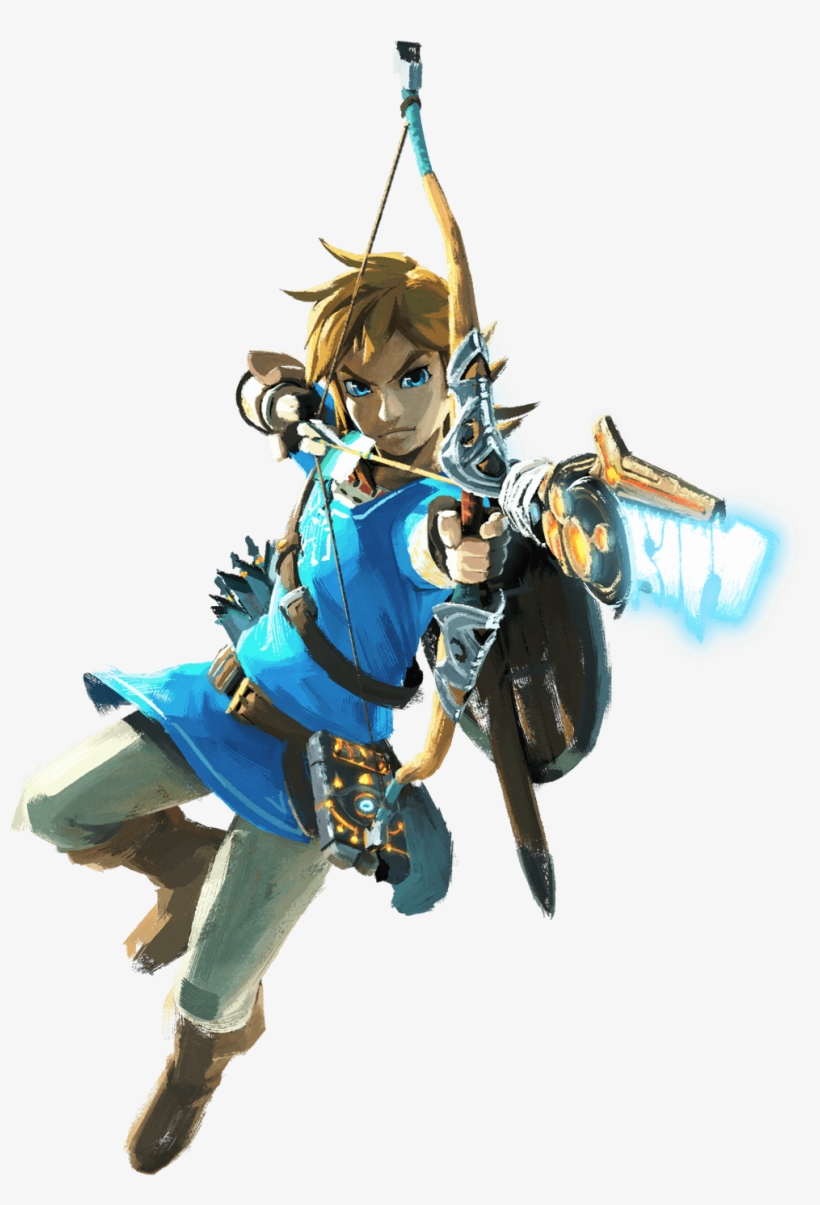 The Legend Of Zelda Wiiu Artwork - Sandisk 64gb Microsdxc Nintendo Switch Sdsqxat-064g-gn6za, transparent png download