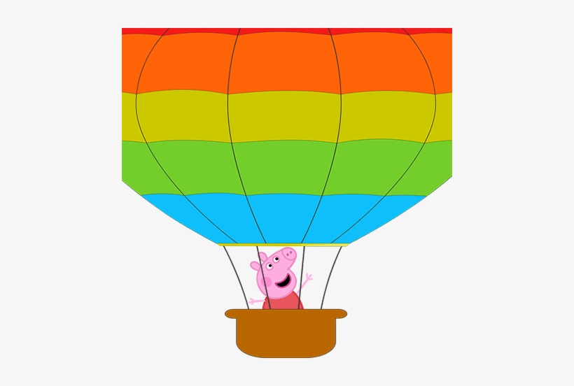 Peppa Pig Balão Png - Balão Peppa Pig Png, transparent png download