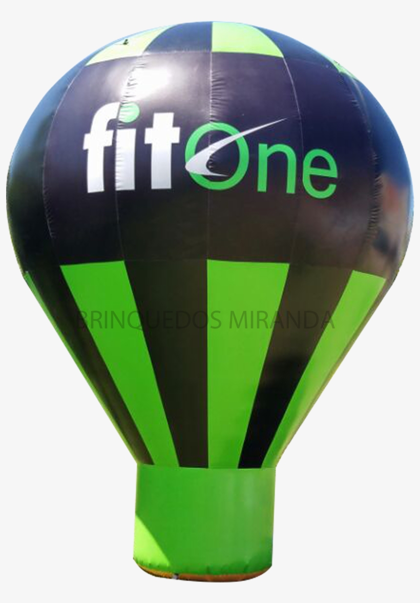 01 Balao Promocional Fit - Hot Air Balloon, transparent png download