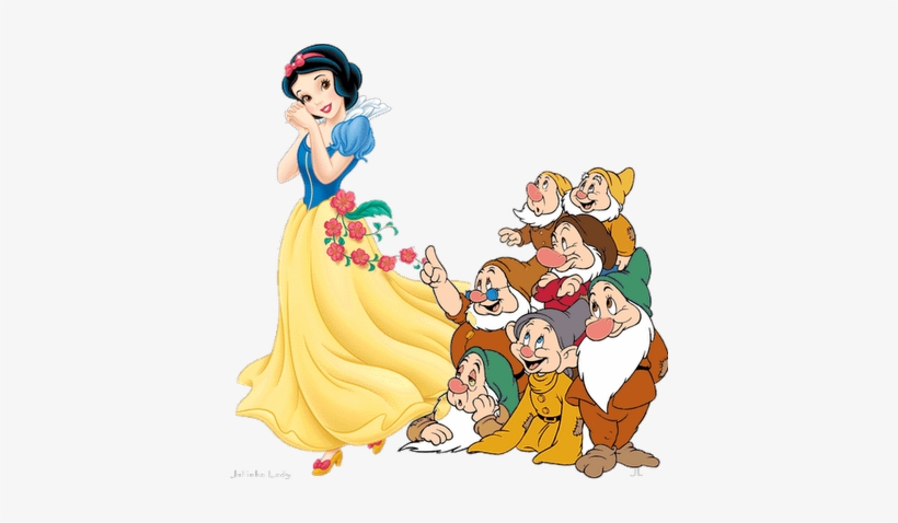 Há Muitos E Muitos Anos, Havia Um Rei Que Mandava E - White And The Seven Dwarfs, transparent png download