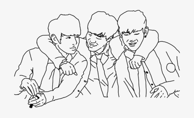 Maknae Line - Line Art, transparent png download