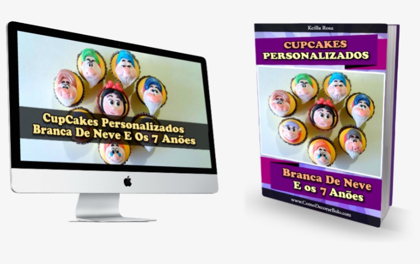 Bonus Cupcakes Personalizados Branca De Neve E Os 7 - Snow White And The Seven Dwarfs, transparent png download