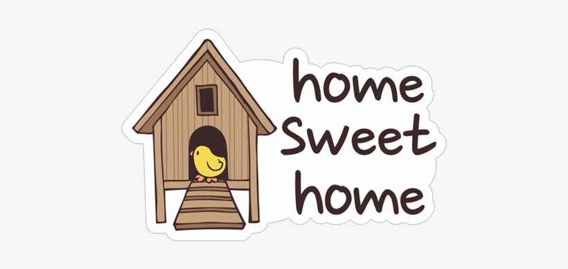 Home Sweet Home - Wandtattoo Minisophie Mit Huhn, transparent png download