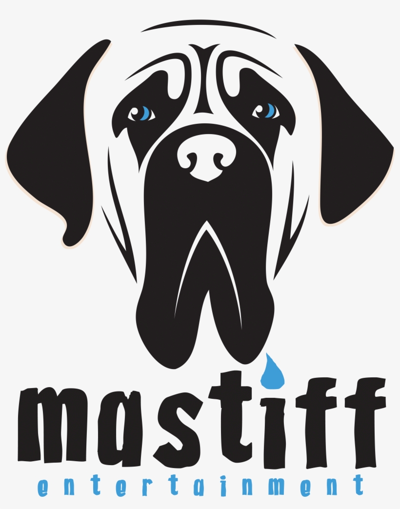 Mastiff Entertainment - English Mastiff Face Black And White, transparent png download
