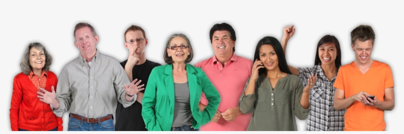 Cutout People - Transparent Background Casual People, transparent png download