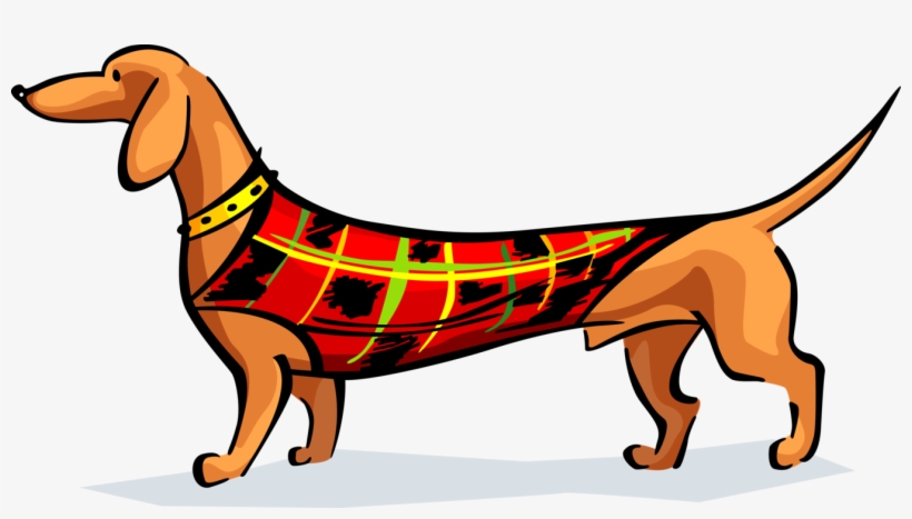 Vector Illustration Of Dachshund Wiener Or Sausage, transparent png download