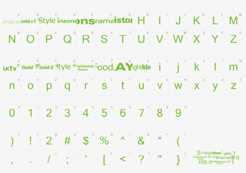 Font Uk Digital Tv Channel Logos Preview - Don T Click Me Font, transparent png download