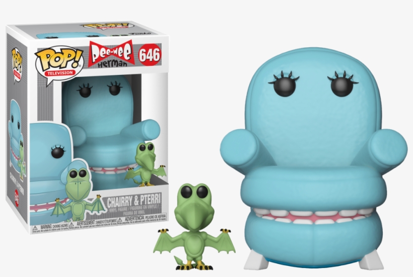 Pop Figure Pee-wee's Playhouse Chairry With Pterri - Funko Pop Pee Wee, transparent png download