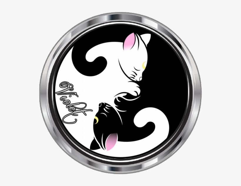 Luna & Artemis Agario Skin - Yin Yang Minimalist, transparent png download