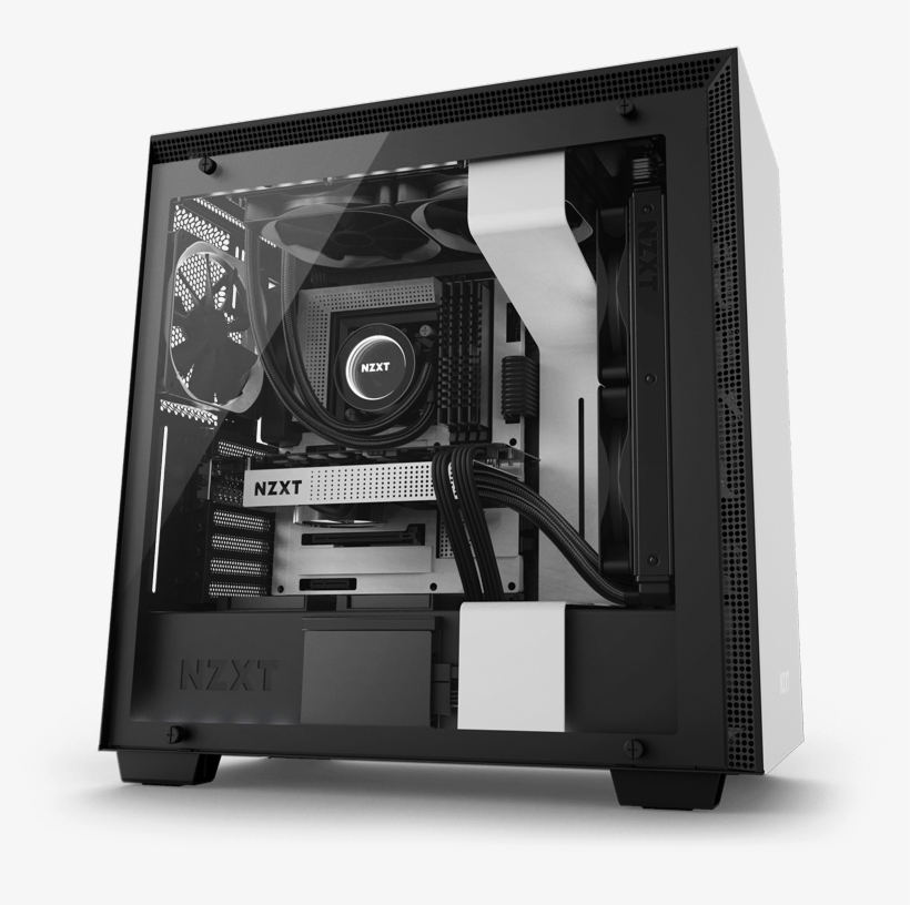 Branded & Custom Pc - Nzxt H700i, transparent png download