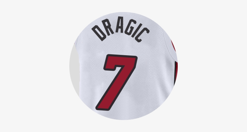 Miami Heat Goran Dragic - Miami Heat Maillot 2018, transparent png download