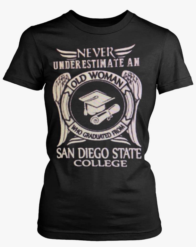 Never Underestimate An Old Woman Who Graduated From - Sons With Arthritis Ibuprofen Chapter Shirt, transparent png download