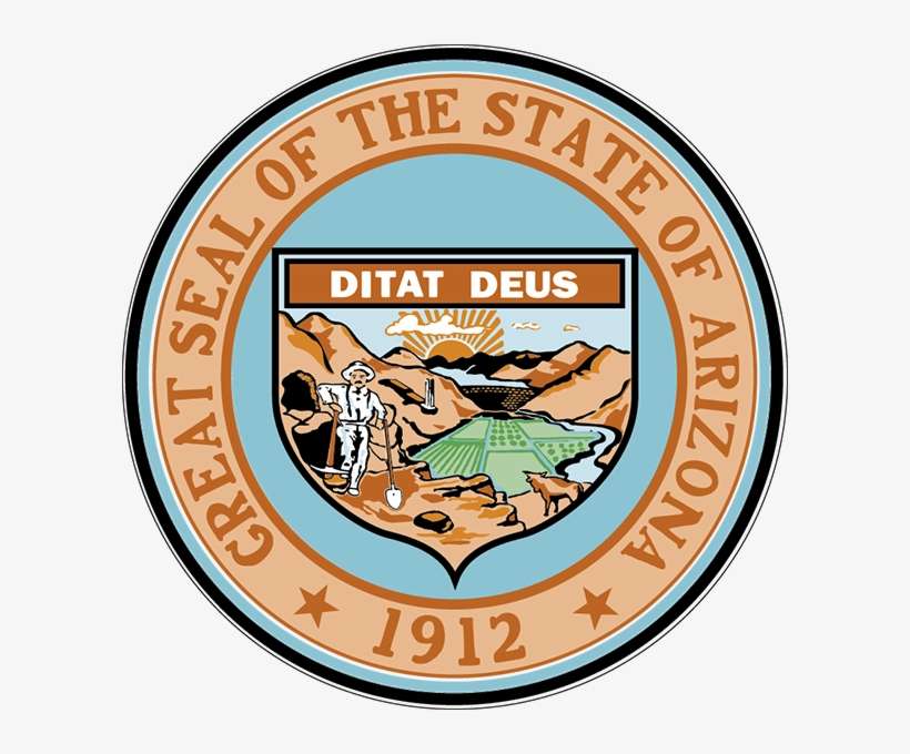 Arizona State Seal - Arizona State Motto, transparent png download