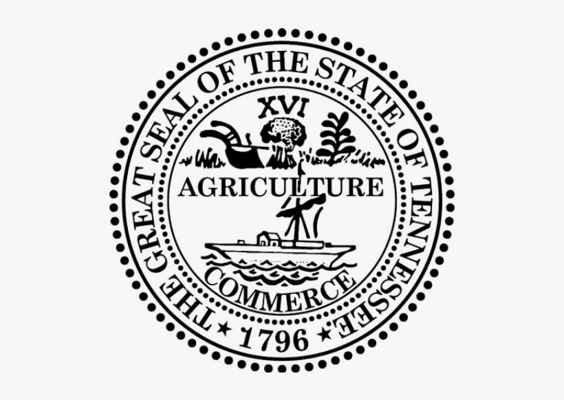 Tennessee State Seal - Tennessee State Flag And Seal, transparent png download