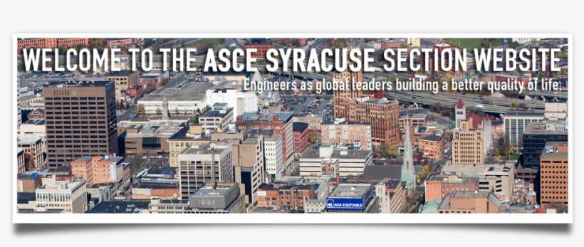 Syracuse Section Of The American Society Of Civil Engineers - Metropolitan Area, transparent png download
