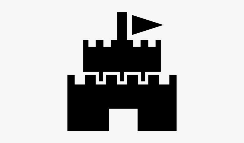Castle With A Flag On Top Vector - Holy Castle Logo, transparent png download