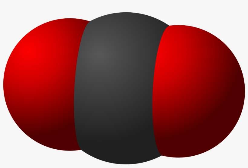 Open - Carbon Dioxide Molecule Vector, transparent png download