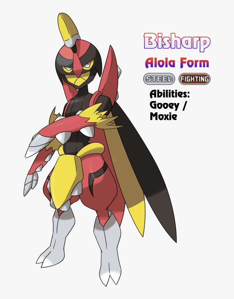 Artalolan Fighting Bisharp [fanmade] By Locomotive111 - Bisharp Alola Form, transparent png download