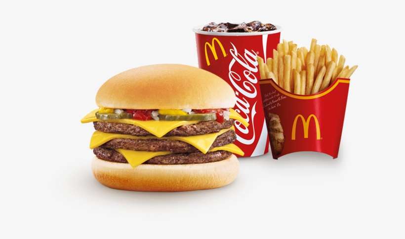 Burger Mcdonalds Salad Zealand Mcdonald's New Cheeseburger - Mcdonalds Hamburger And Fries, transparent png download