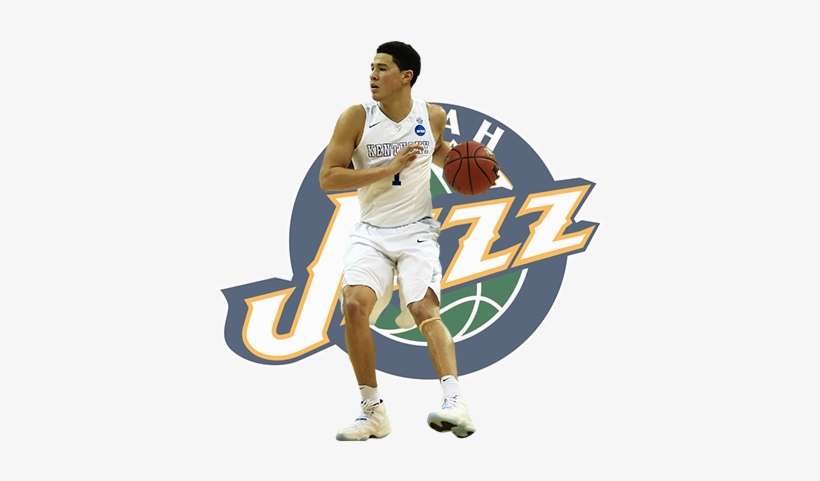 Devin Booker, Sg Kentucky Ht - Nba Utah Jazz Logos, transparent png download
